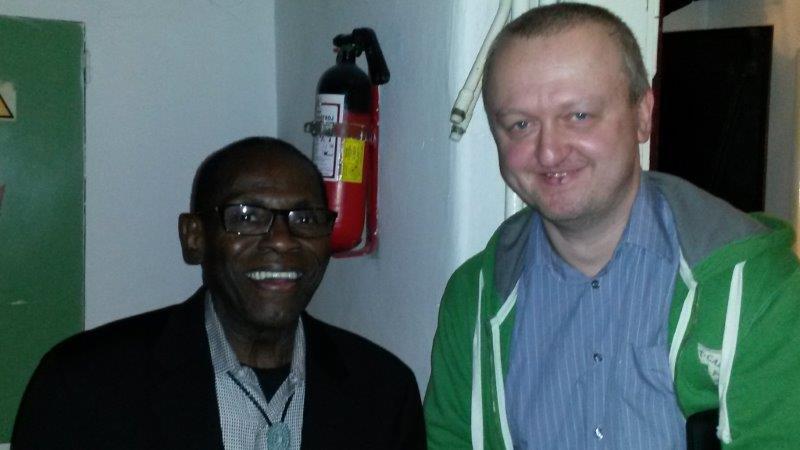 with my piano hero Mr.Beautiful - George Cables,Prague 9.4.2015