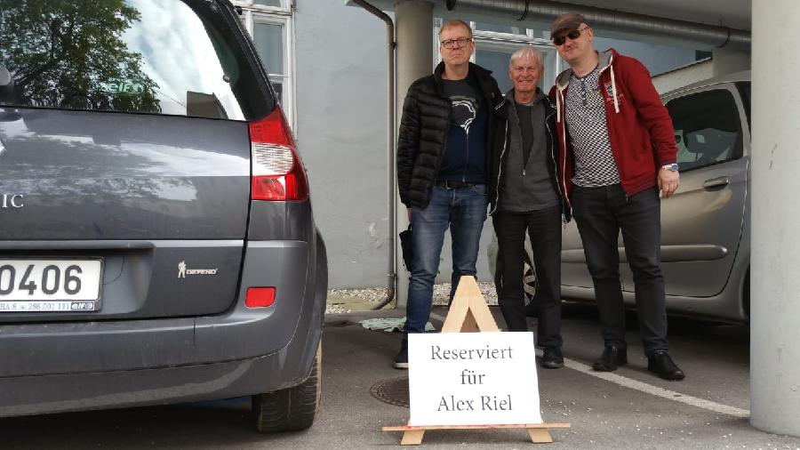 Najponk,Hans Backenroth,Alex Riel
Linz Austria,May 17